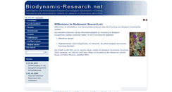 Desktop Screenshot of biodynamic-research.net